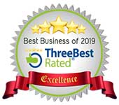 Best Business of 2019 Award from ThreeBestRated